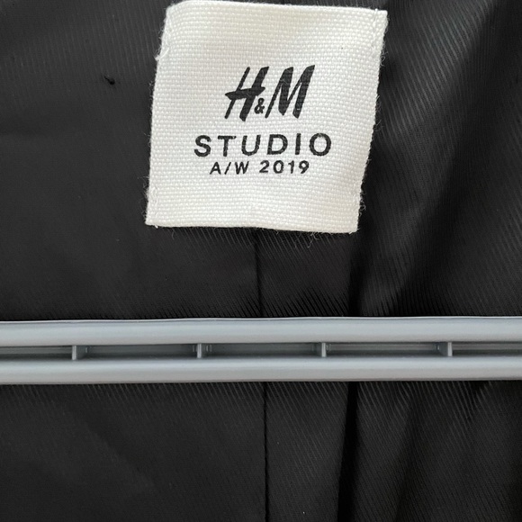 H&M Studio 2019 Wool Blend Fringe Jacket - Picture 6 of 7